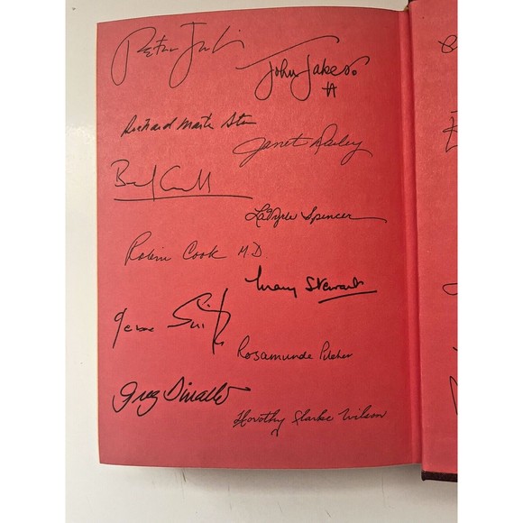 46 Authors Autographs Readers Digest Condensed Books, Signed 200th Volume - Picture 7 of 10